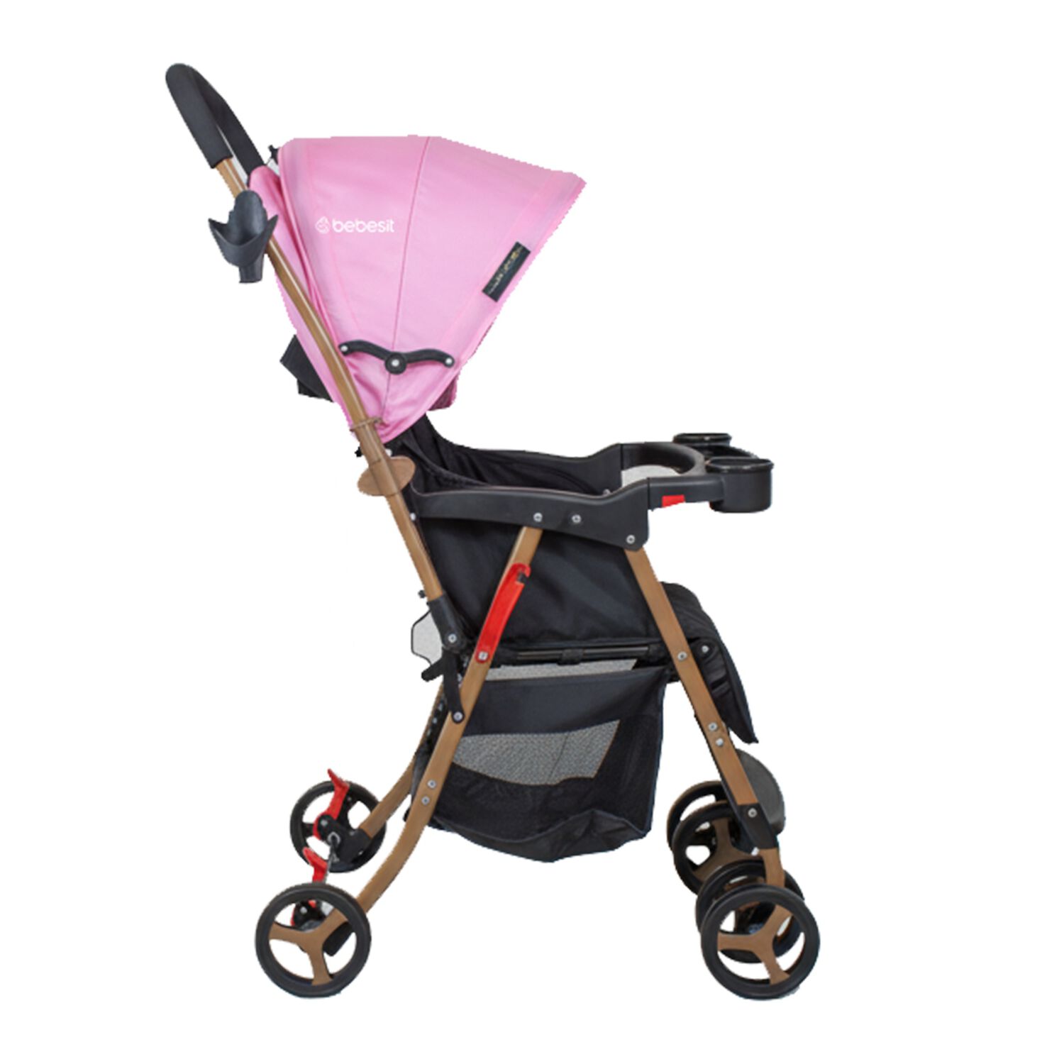 Coche Paseo Twister Gold Rosado image number 2.0